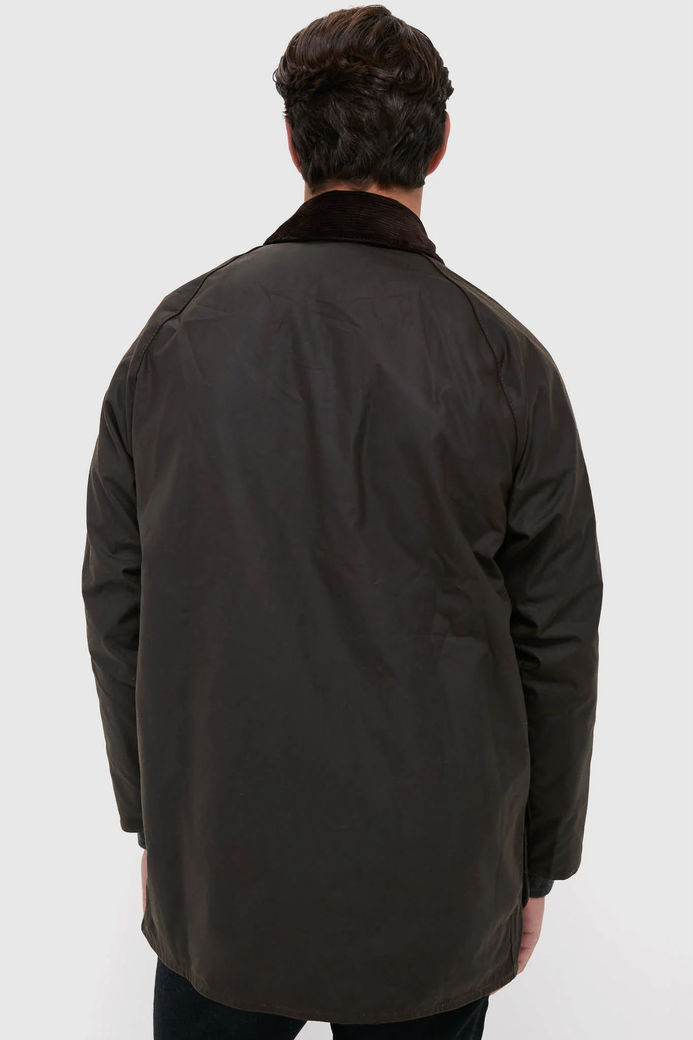 Men's Olive Beaufort Wax Jacket - Image 4