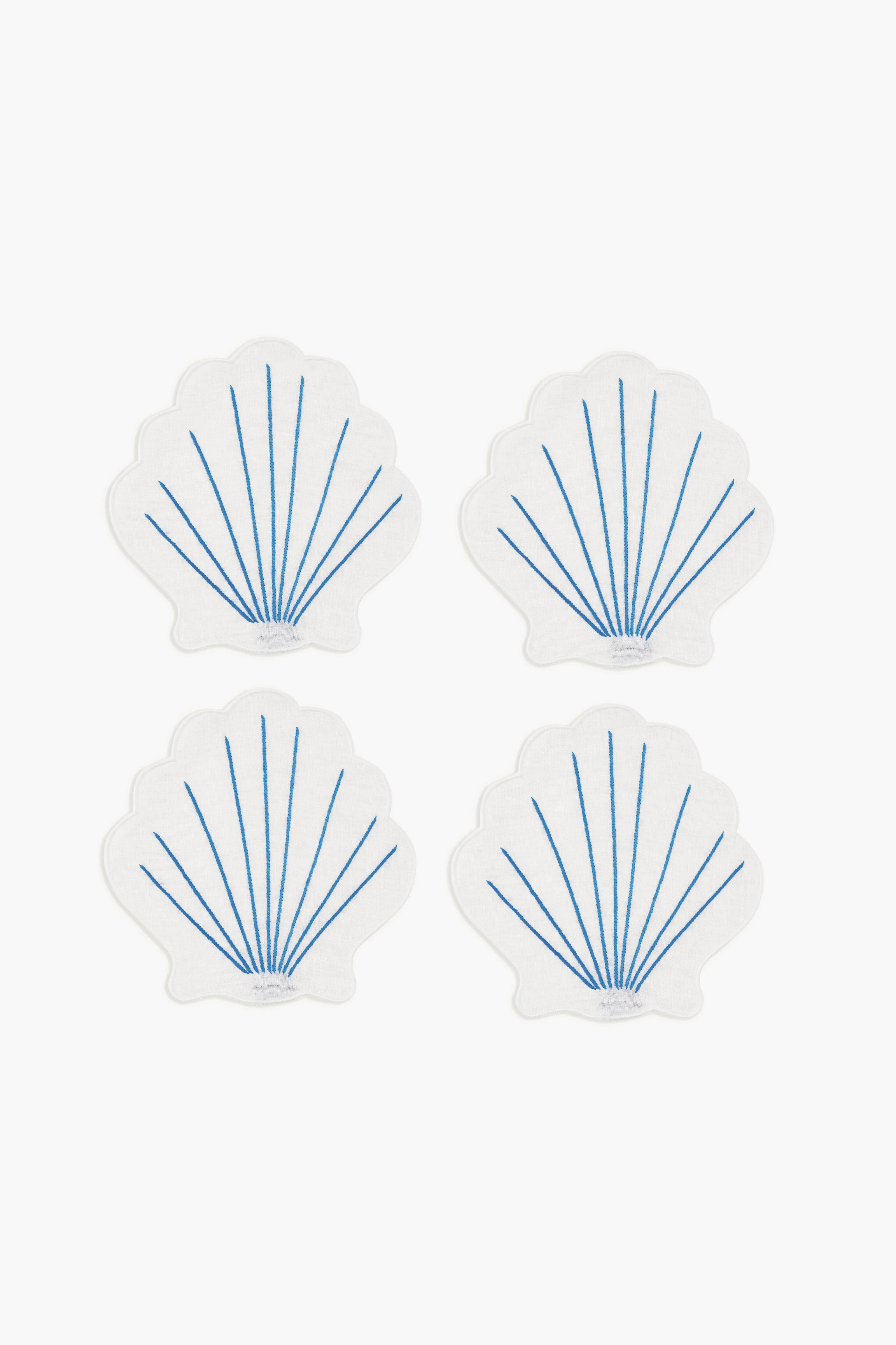 Coquilles Cocktail Napkins (Set of 4) - Image 3