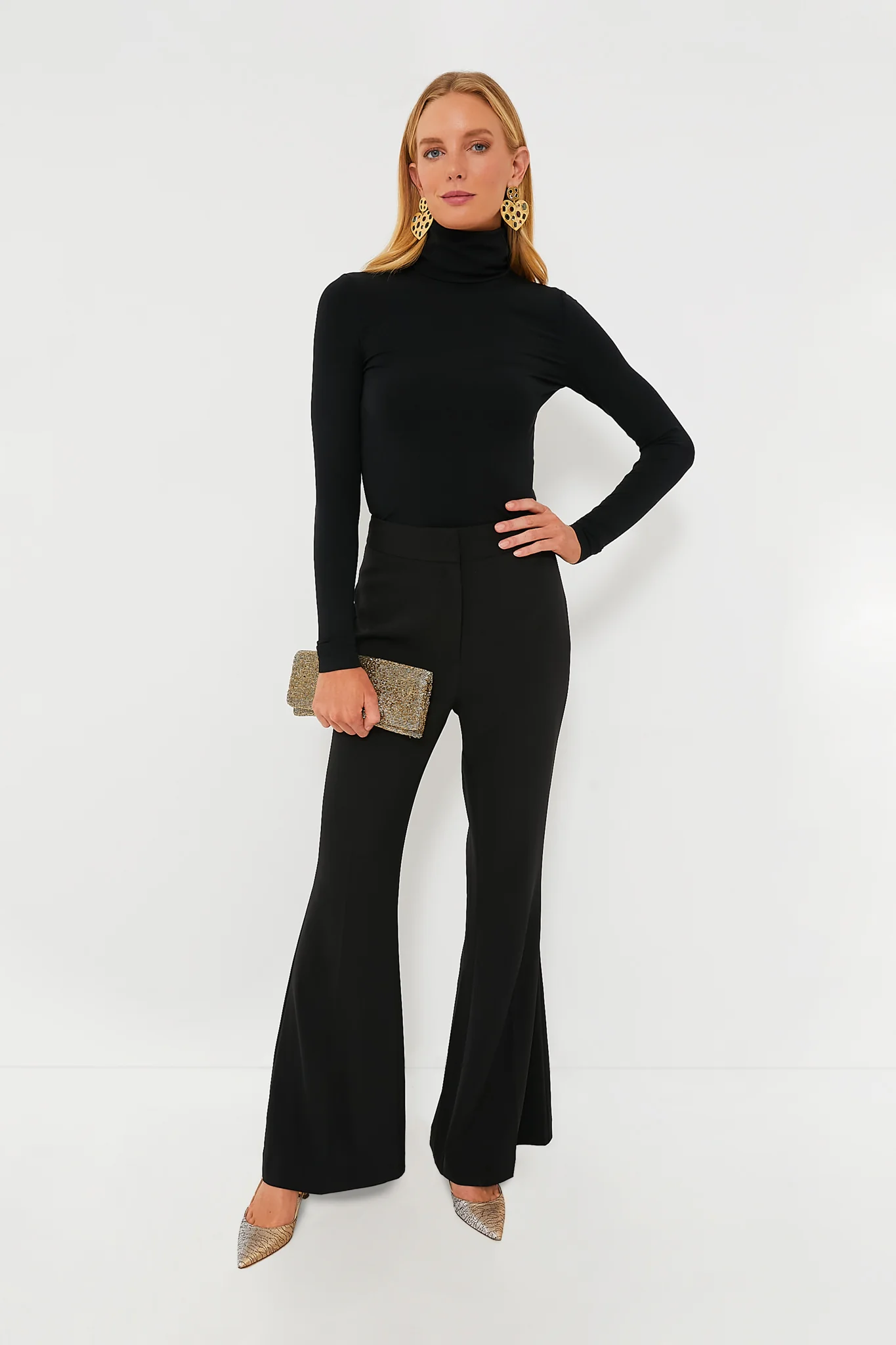 Gold Beaded Clutch - Image 3