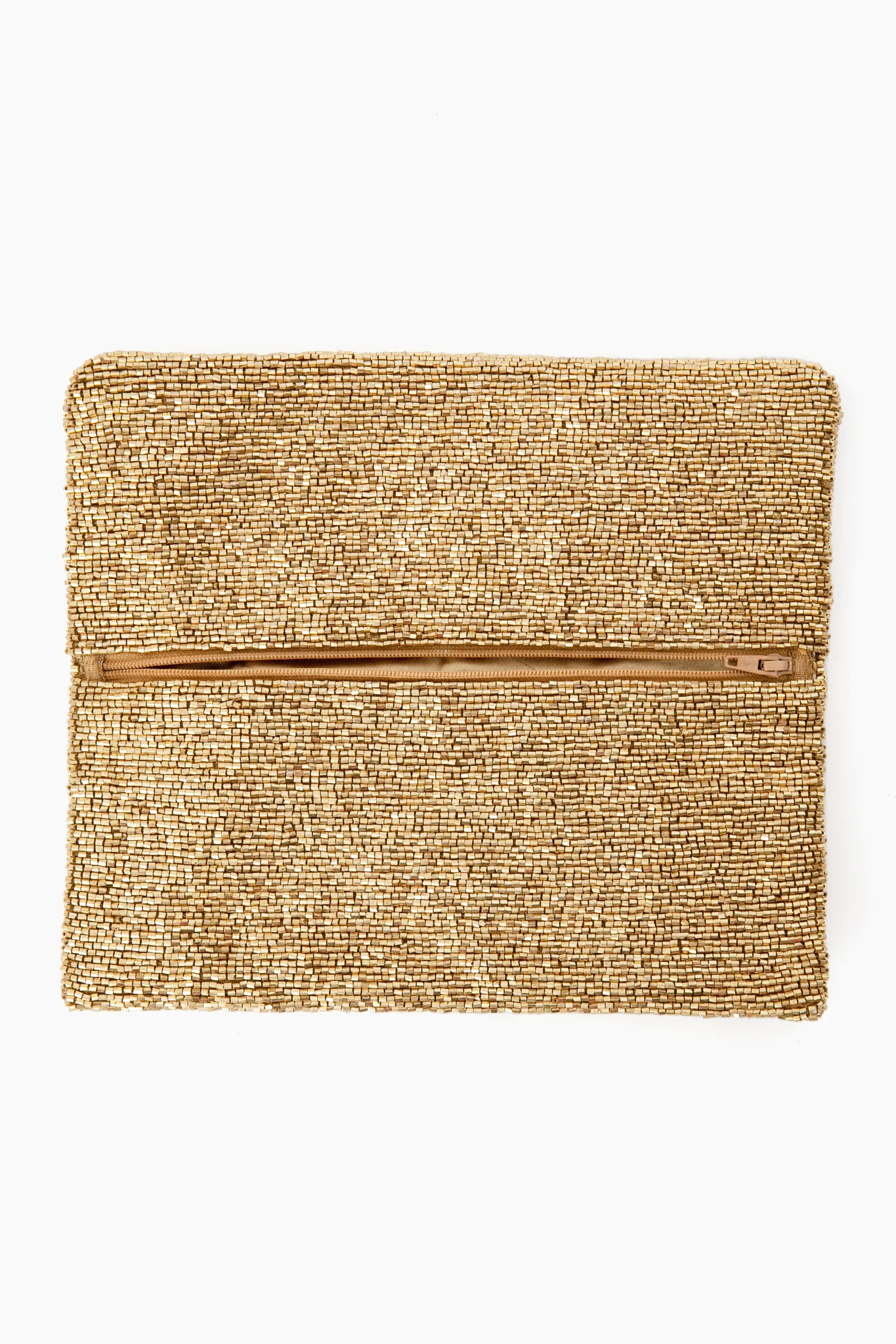 Gold Beaded Clutch - Image 5