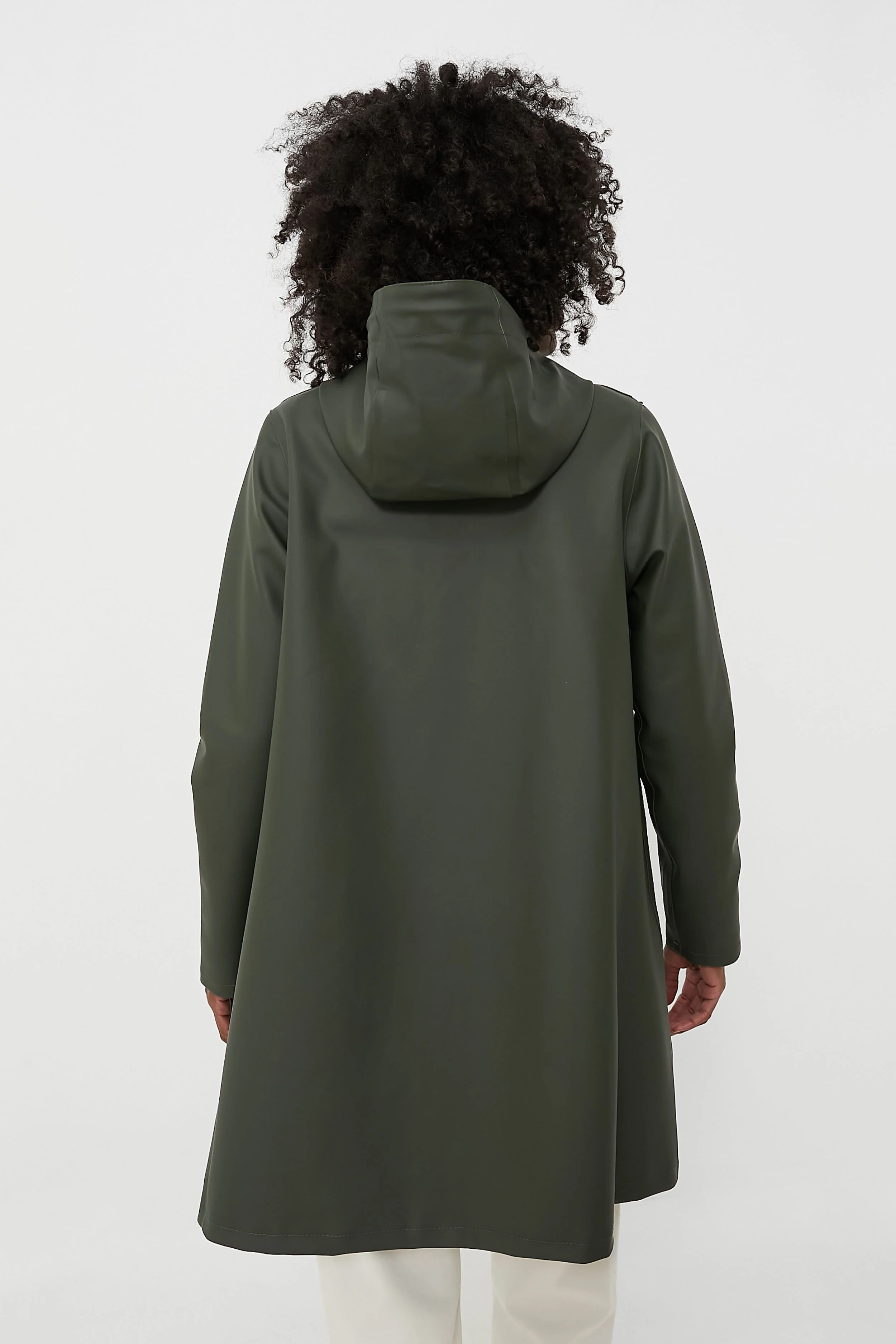 Green Mosebacke Raincoat - Image 4