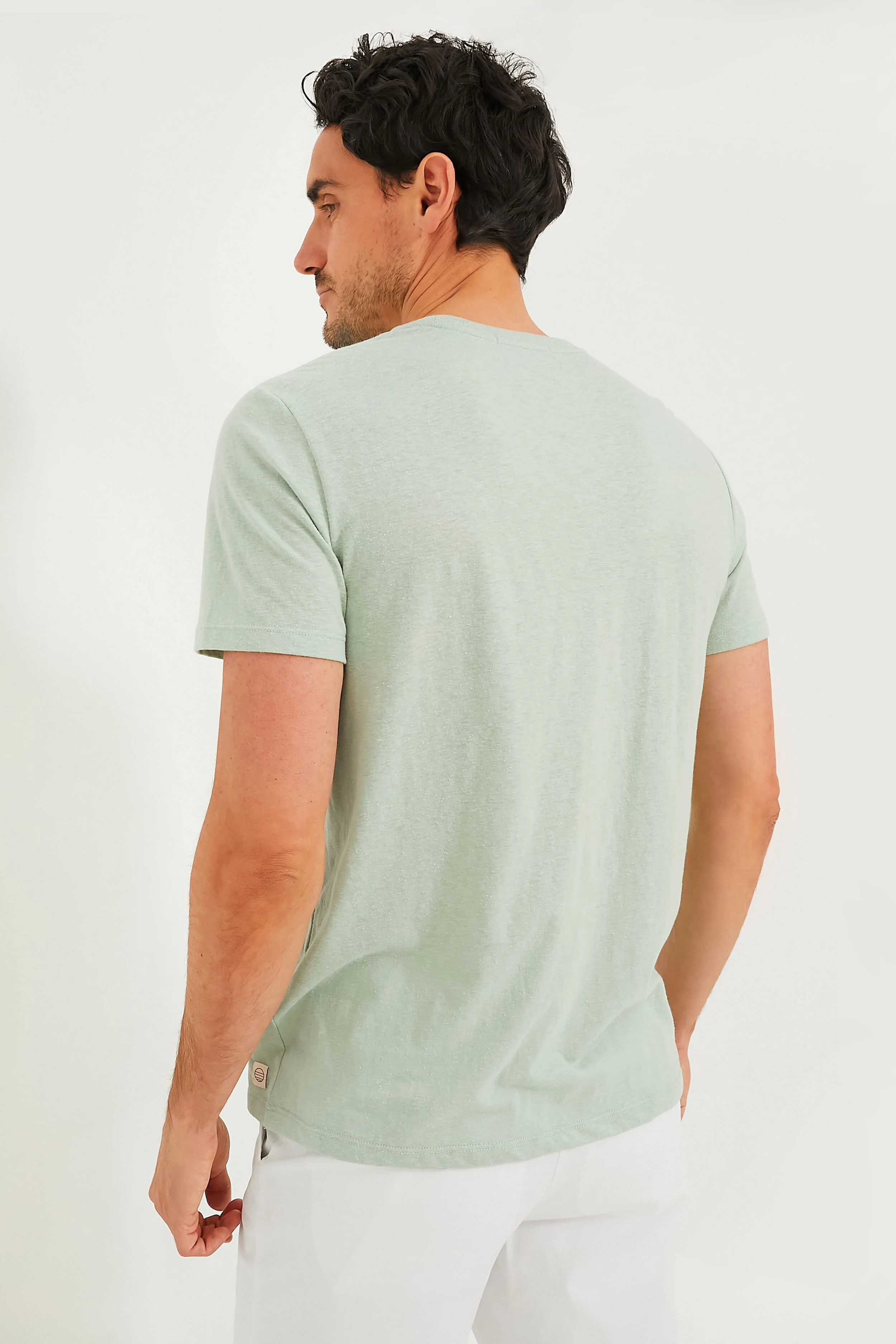 Iceberg Green Signature Pocket Tee - Image 4