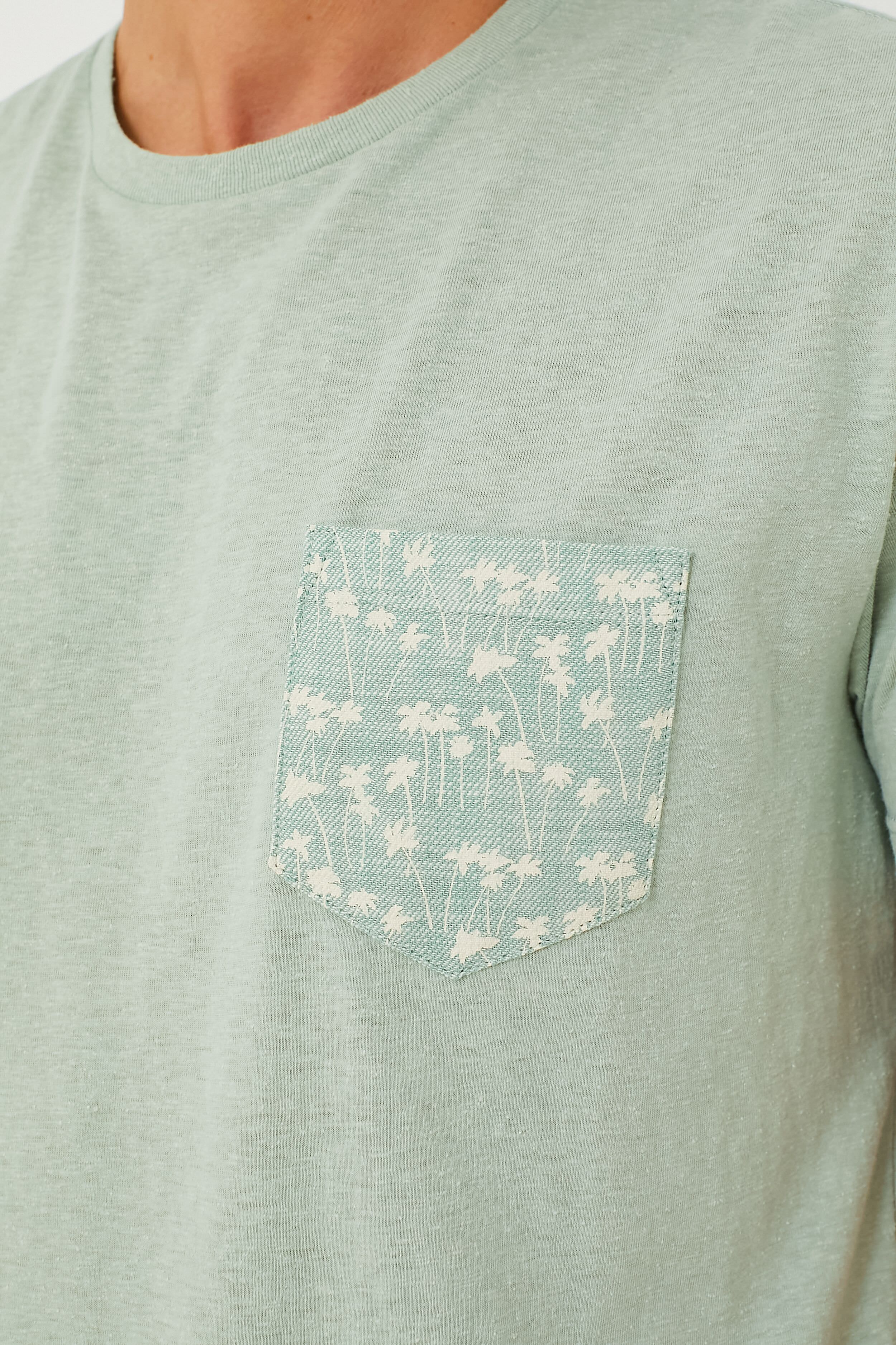 Iceberg Green Signature Pocket Tee - Image 5