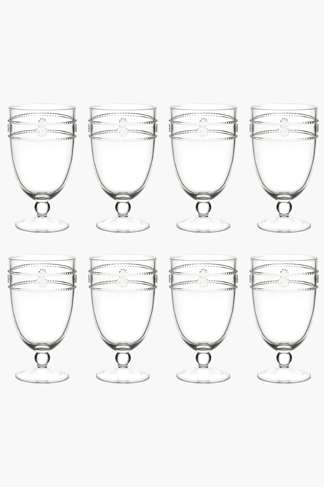 Isabella Acrylic Goblet Set Of 8 - Image 6