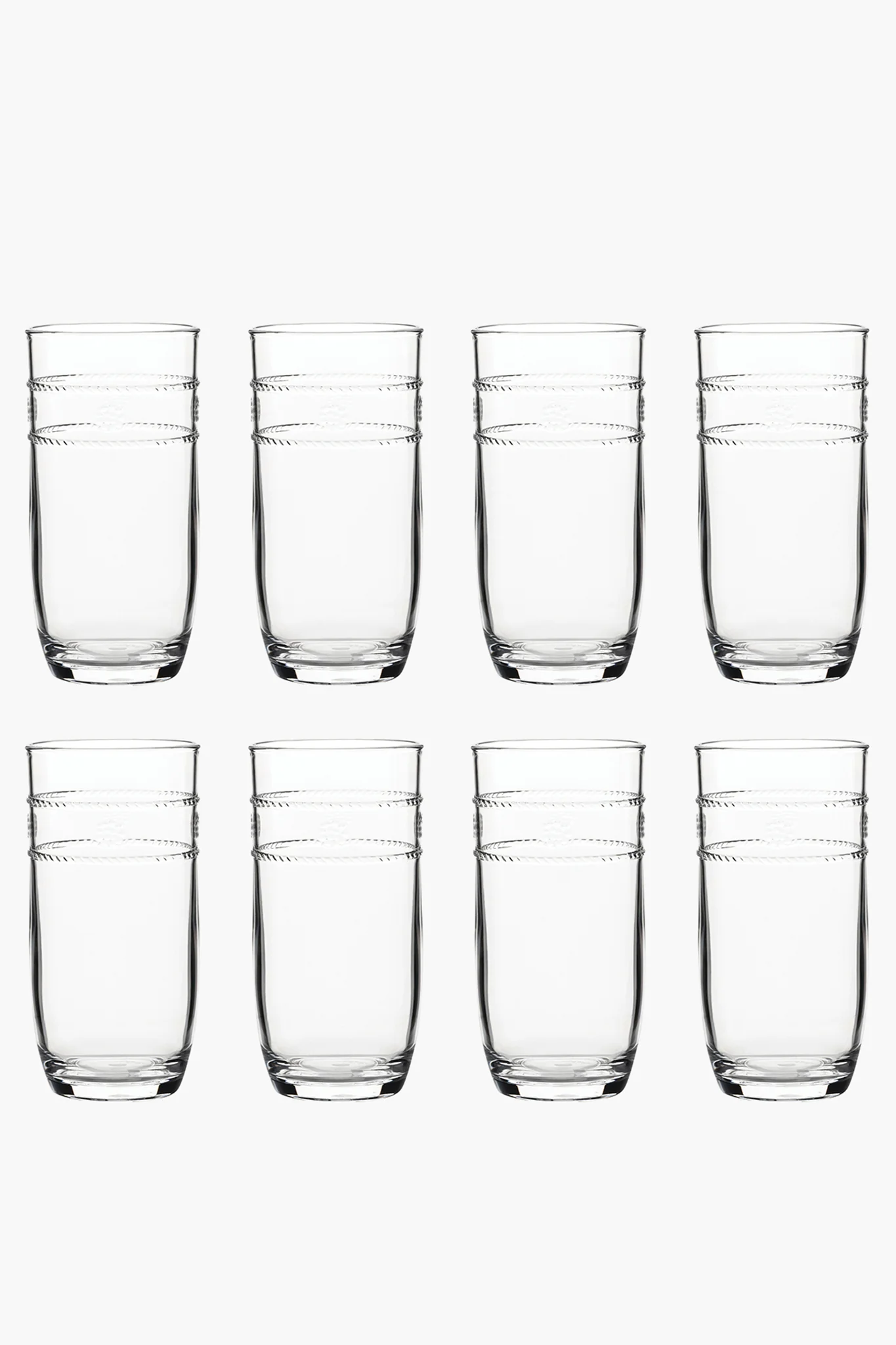 Isabella Acrylic Large Glass Set Of 8 - Image 4
