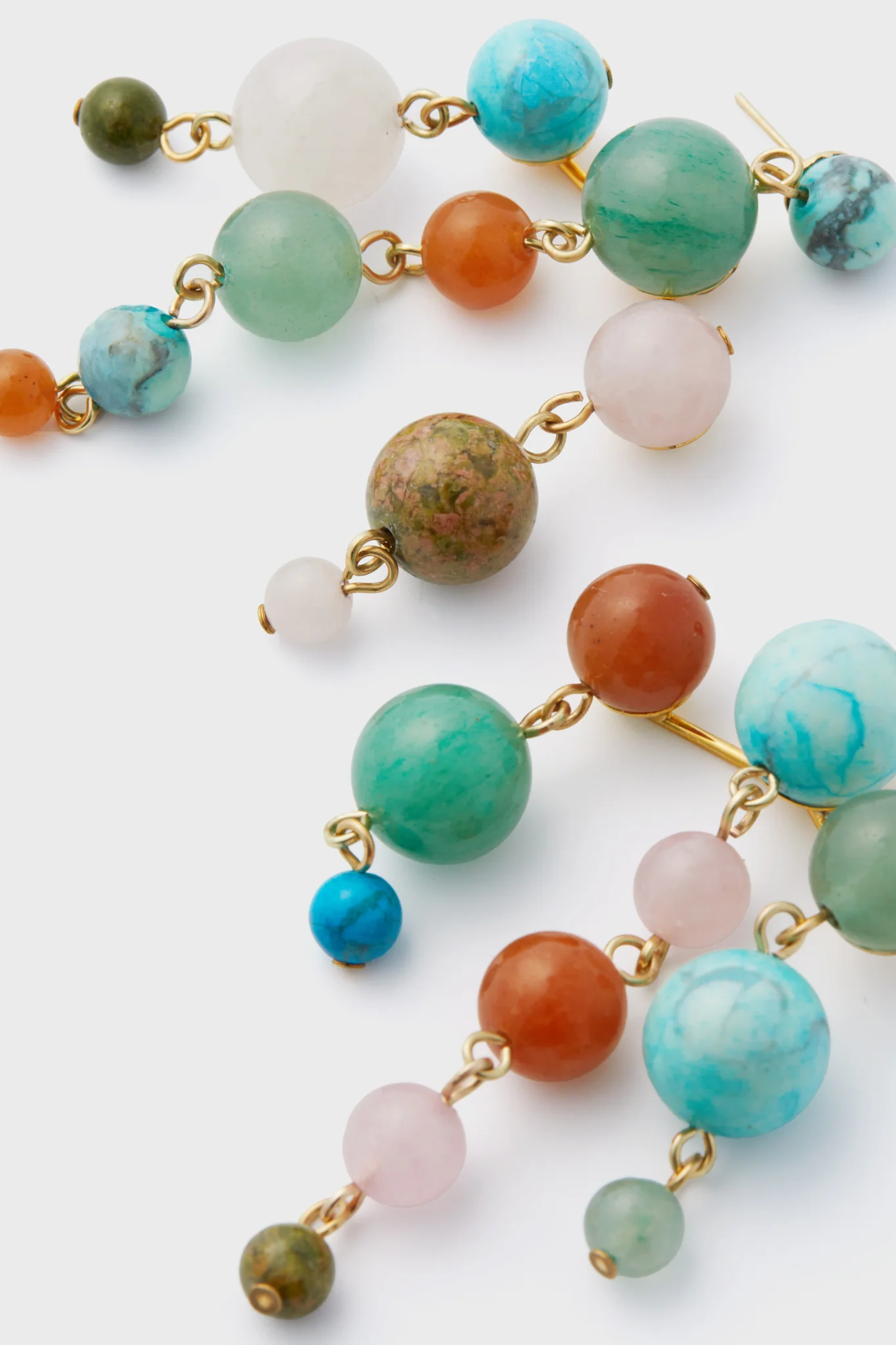 Jennifer Behr x Julia Berolzheimer Multi Marinda Chandelier Earrings - Image 4