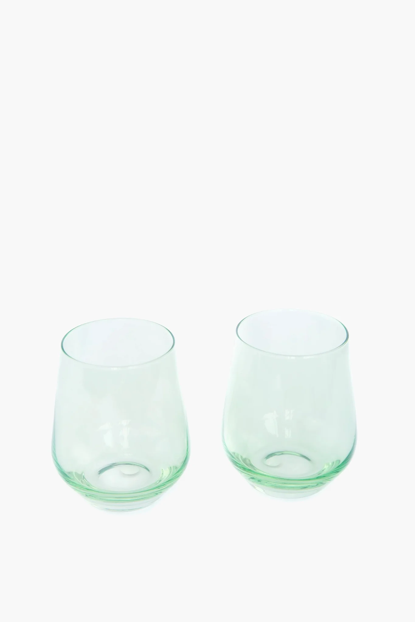 Mint Stemless Wine Glasses Set of 6 - Image 5