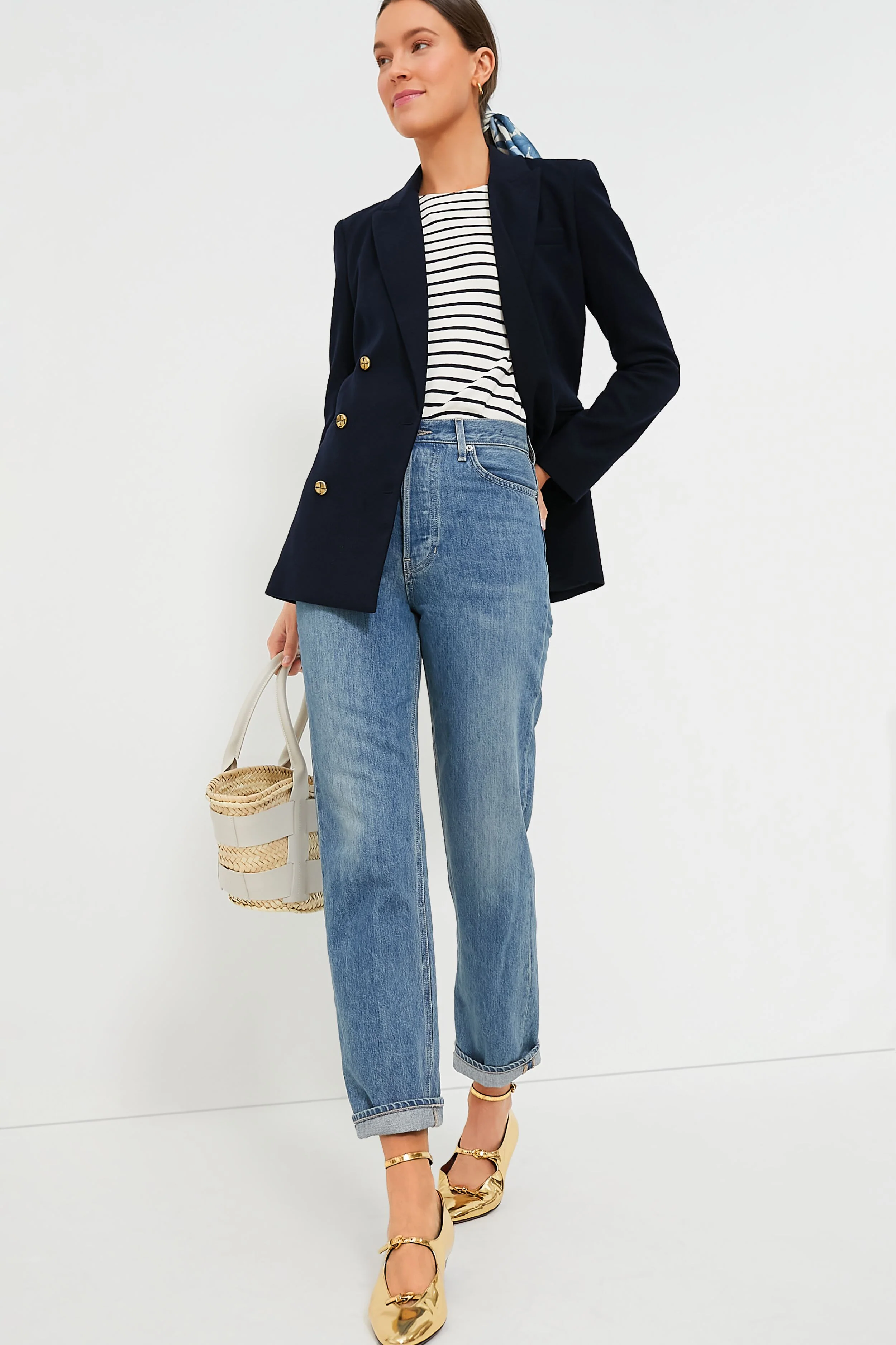 Navy Diana Blazer - Image 4