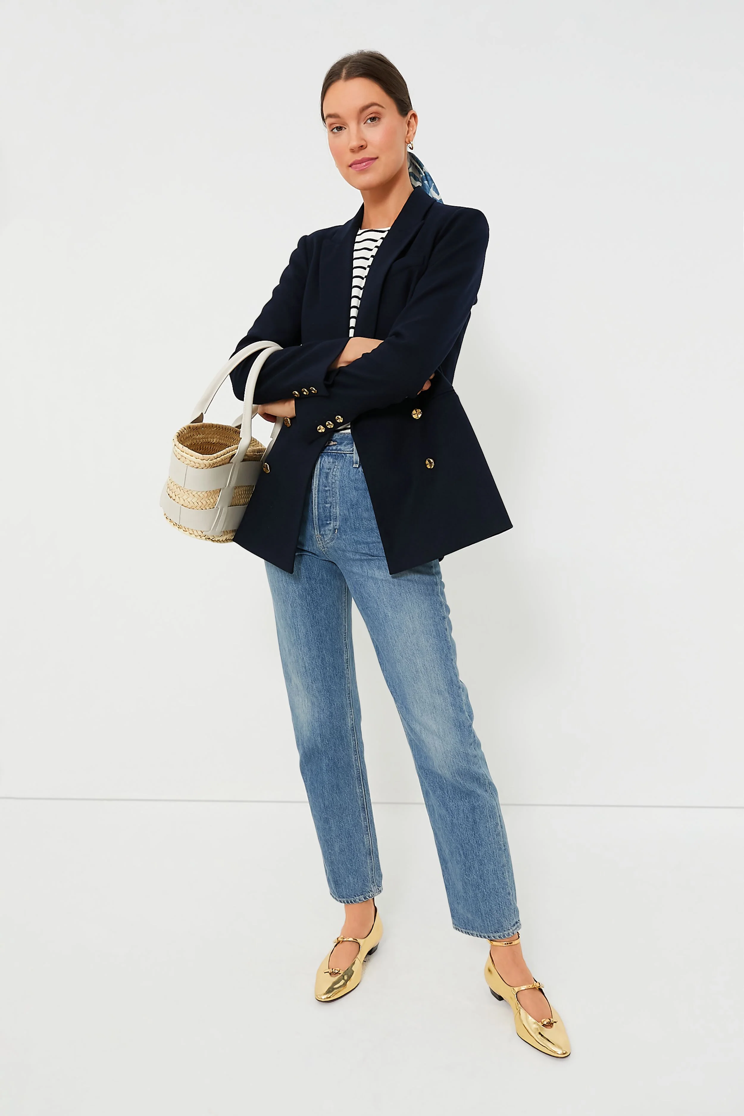 Navy Diana Blazer - Image 5