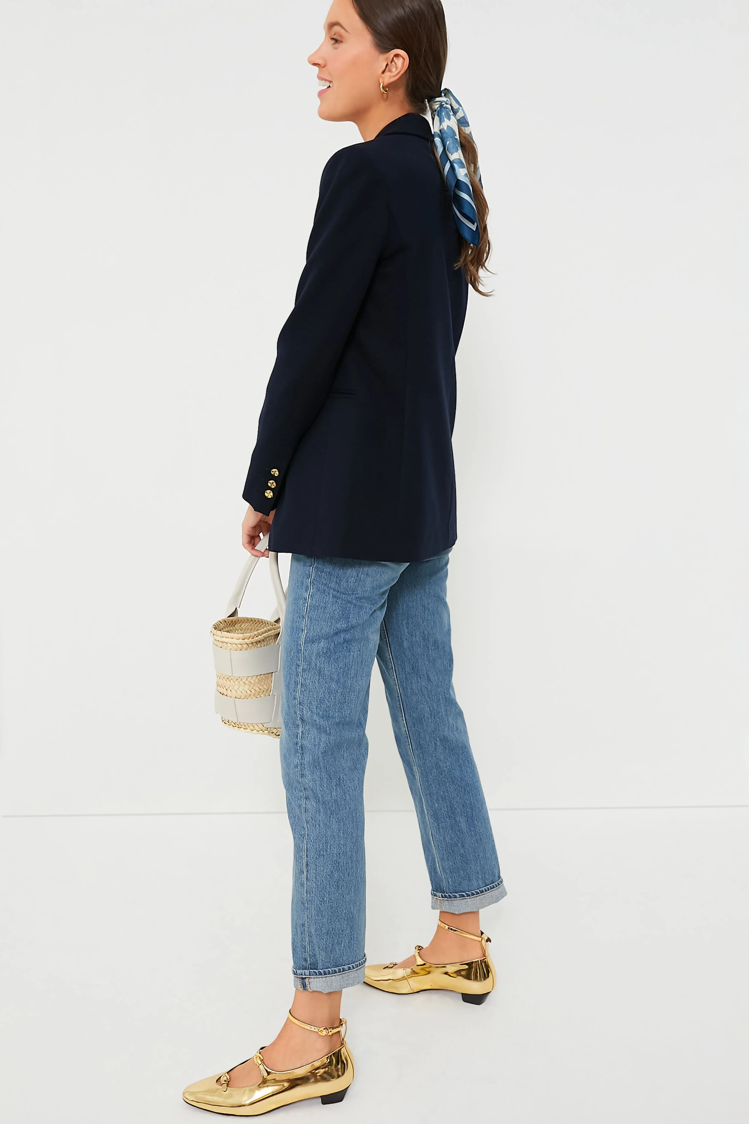 Navy Diana Blazer - Image 7