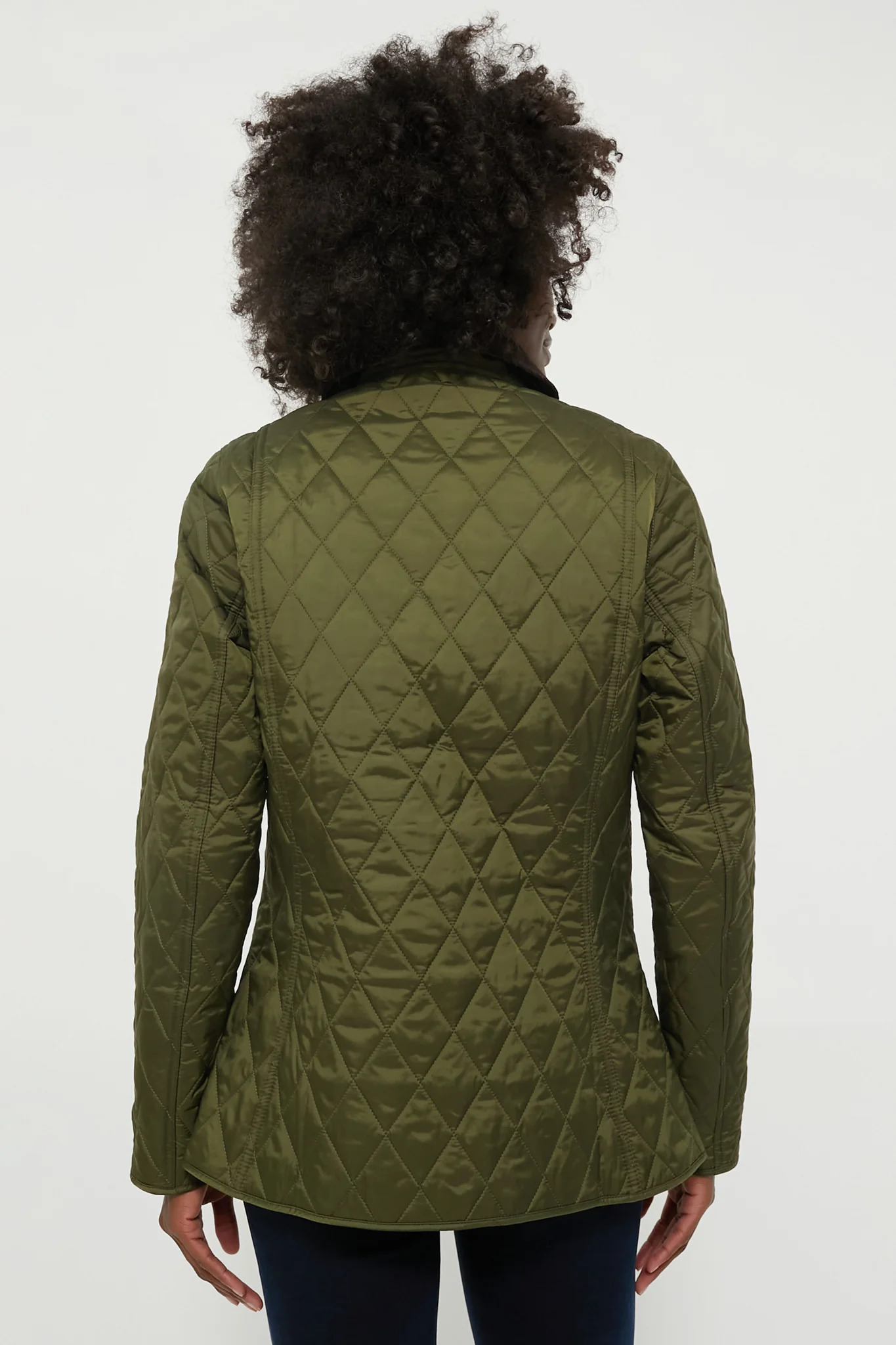 Olive Annandale Quilted Jacket - Image 4
