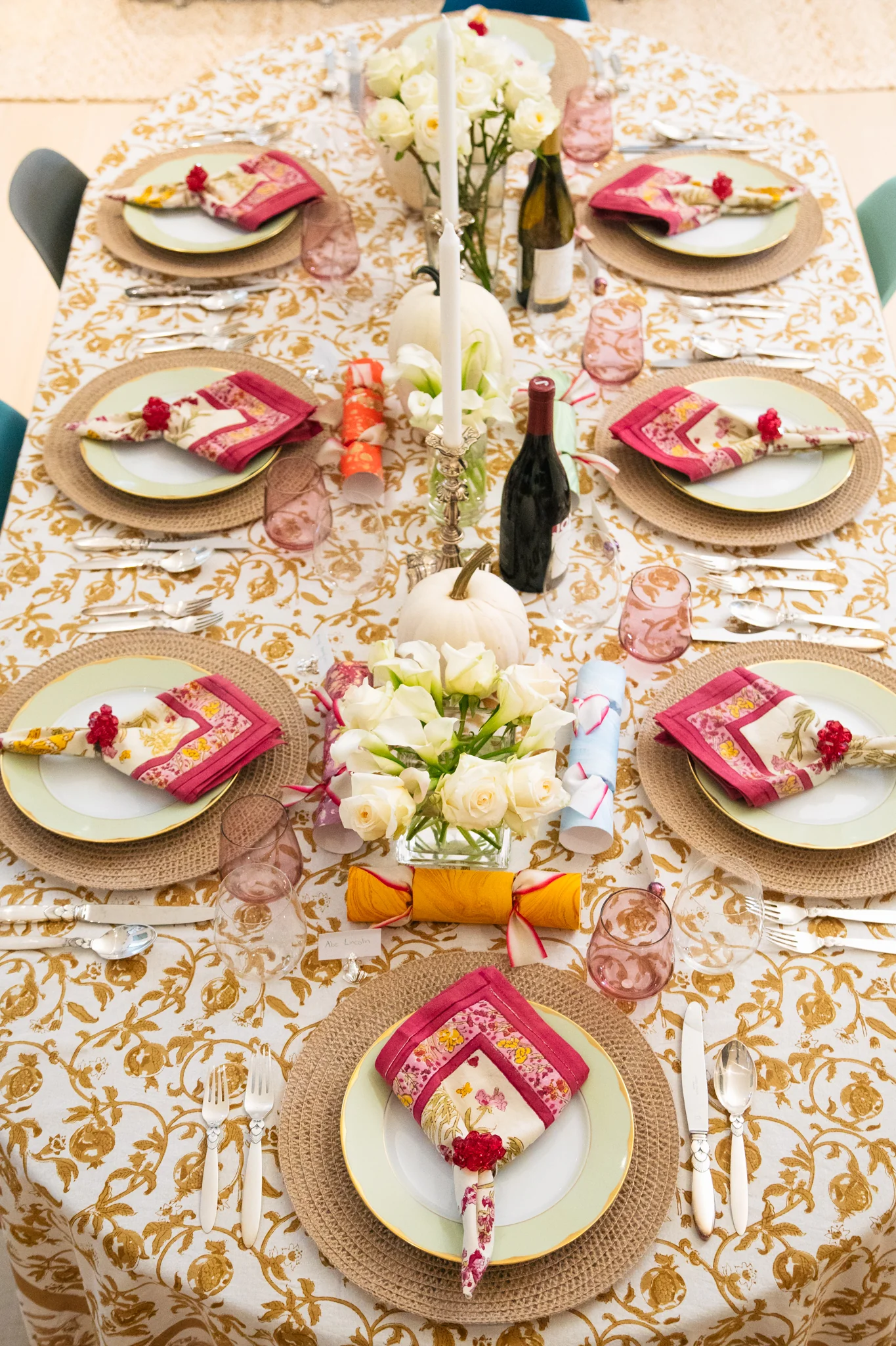 Rose Stemless Wine Glasses (Set of 6) - Image 3