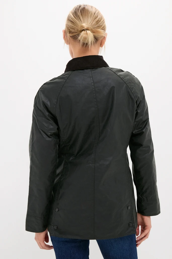 Sage Beadnell Wax Jacket - Image 4