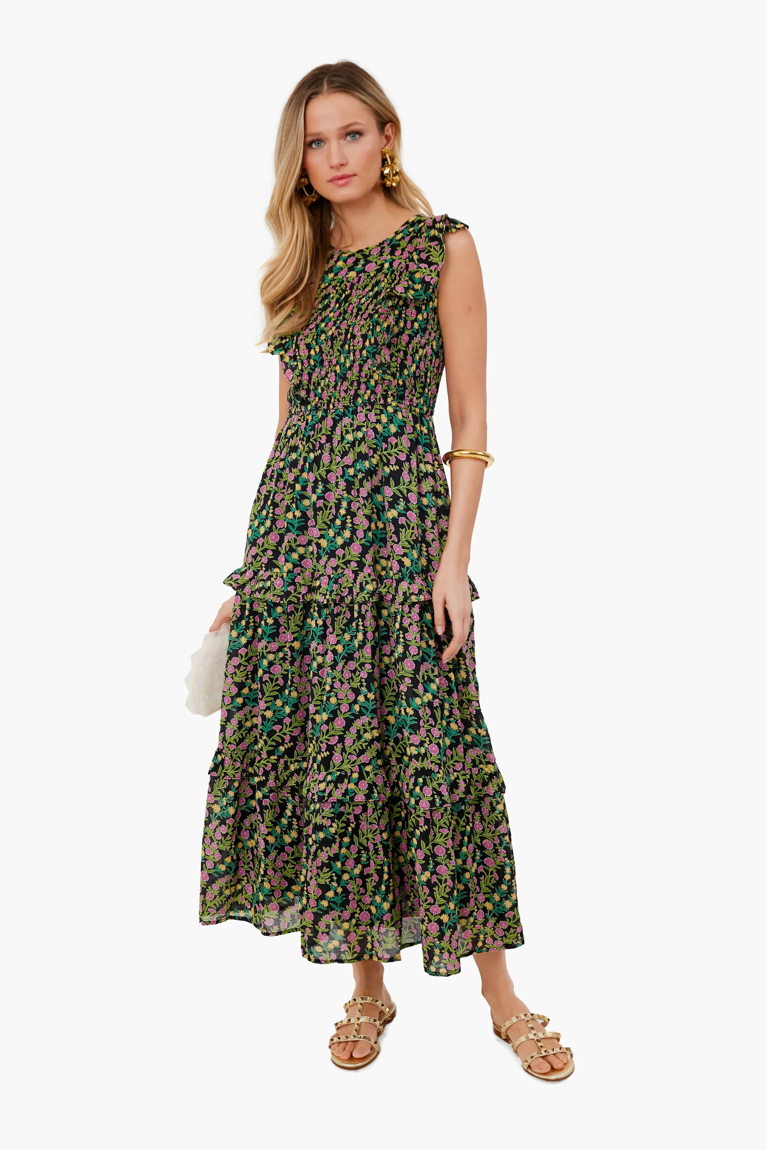 Small Gold Circuit Bangle - Image 5