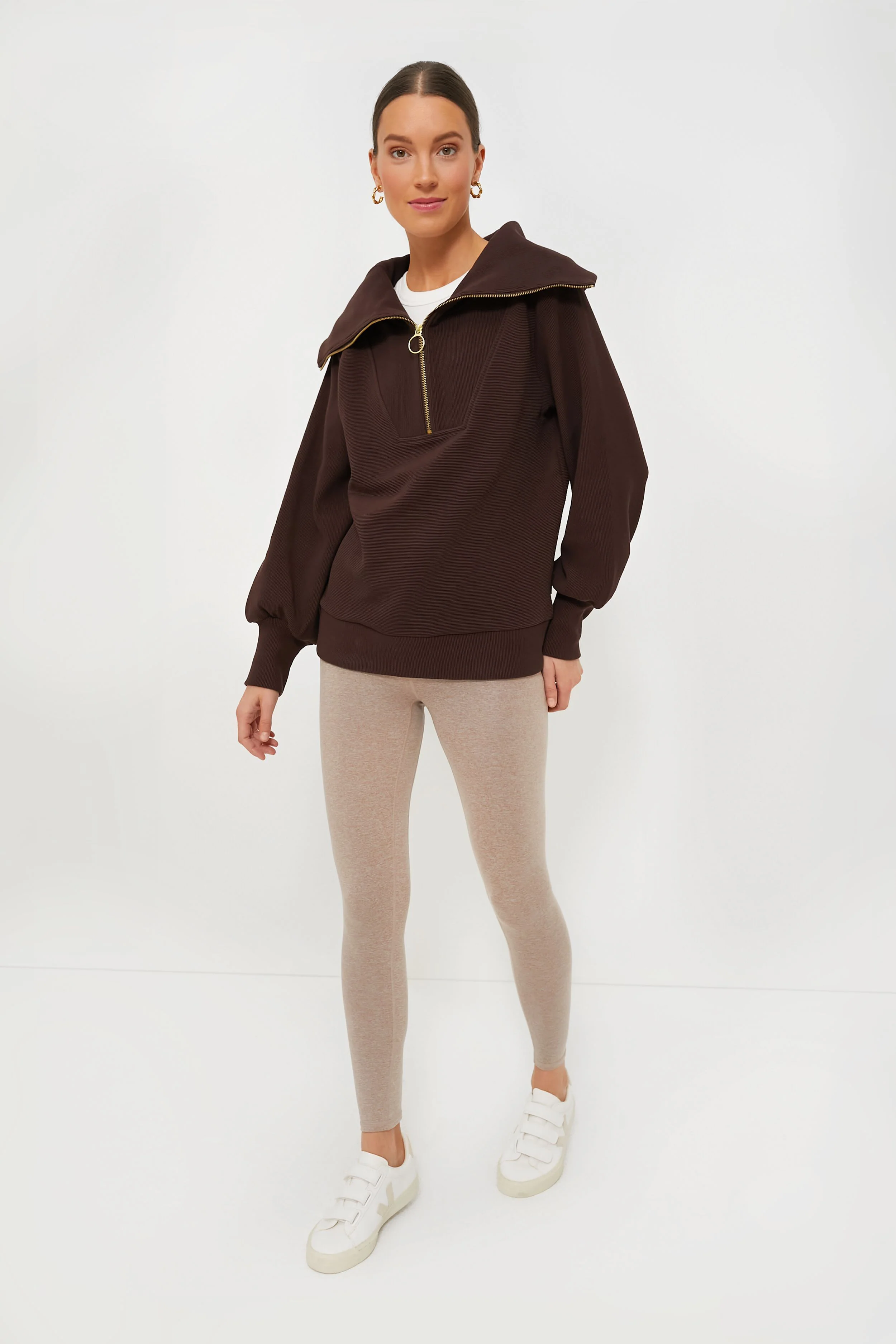 Taupe Marl Always Warm Base Layer Legging - Image 6